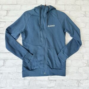 ELEIKO Sweden Hooded Jacket Mens Small Full Zip Weightlifting Powerlifting